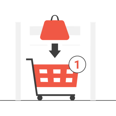 Add To Cart  Illustration