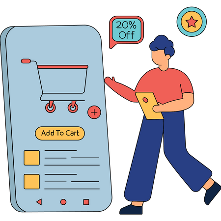 Add To Cart  Illustration