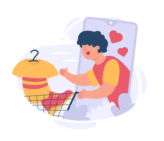 Add To Cart  Illustration