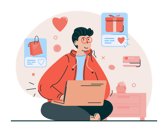 Add to shopping favorite list  Illustration