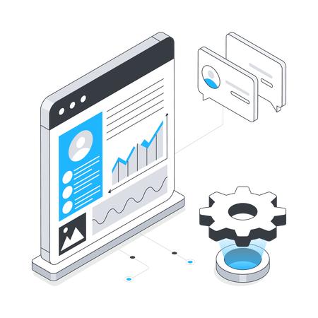 Admin control panel  Illustration