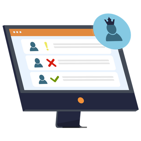 Admin Login  Illustration
