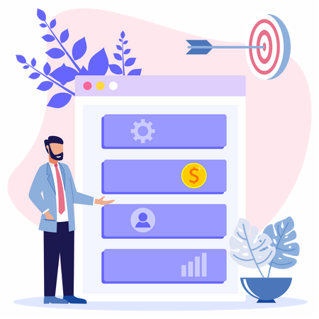 Admin Login  Illustration