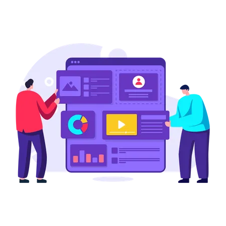 Admin panel  Illustration