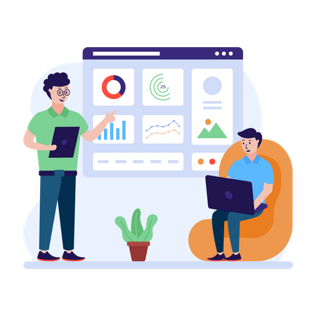 Admin Panel  Illustration