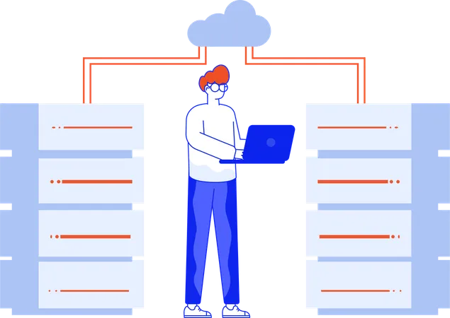 Administrateur de cloud computing  Illustration