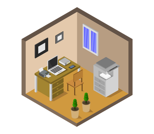 Administration office  イラスト