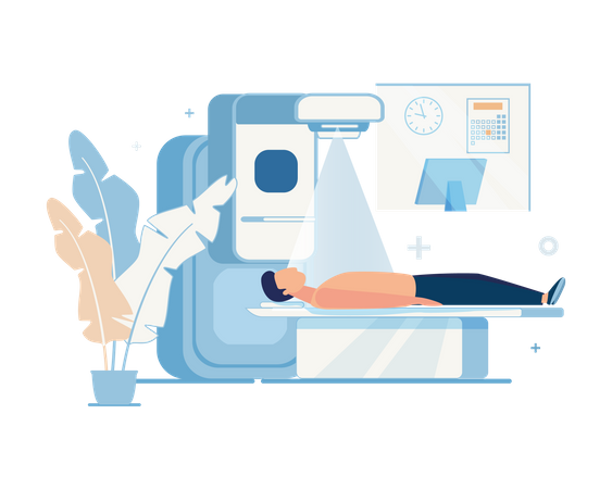 Advance Body scanner  Illustration