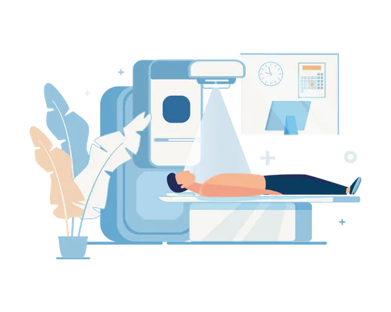 Advance Body scanner  Illustration