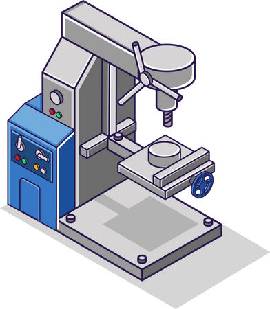 Advanced technology of cnc drilling machine industry  Illustration