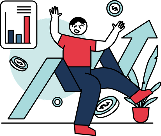 Advantages of Stock Market  Illustration