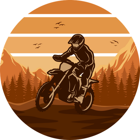 Adventure riders  Illustration