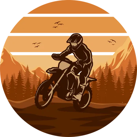 Adventure riders  Illustration