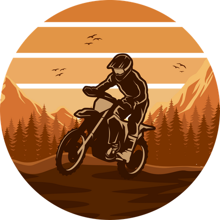 Adventure riders  Illustration