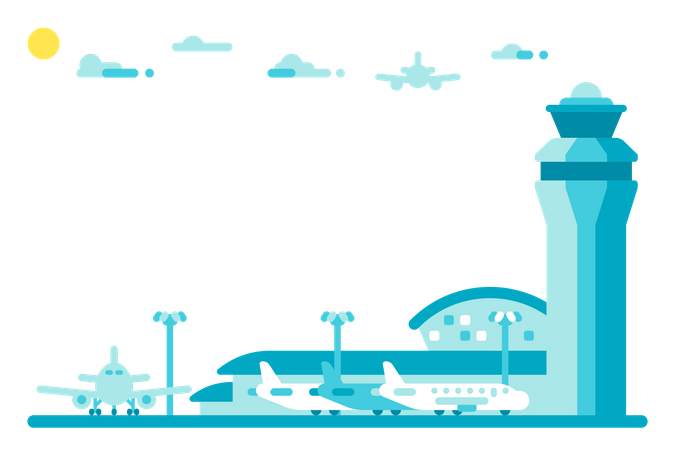 Aéroport  Illustration