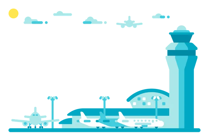 Aéroport  Illustration