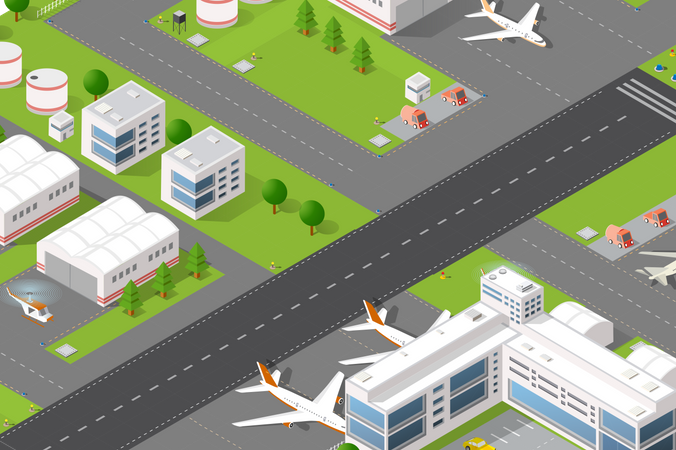 Aéroport  Illustration
