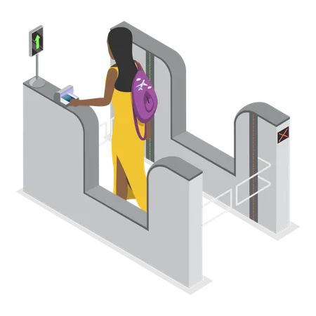 Analyse de sécurité à l'aéroport  Illustration