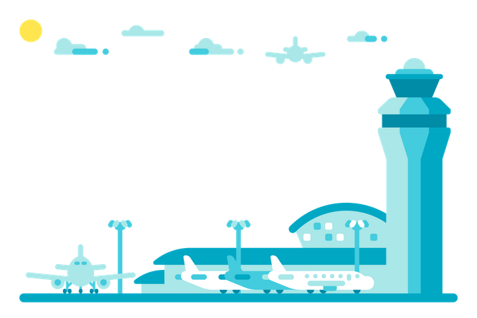 Aeropuerto  Ilustración