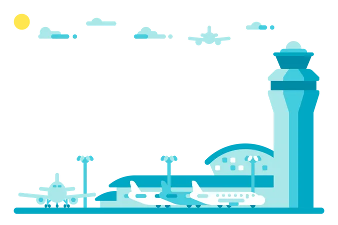 Aeropuerto  Ilustración