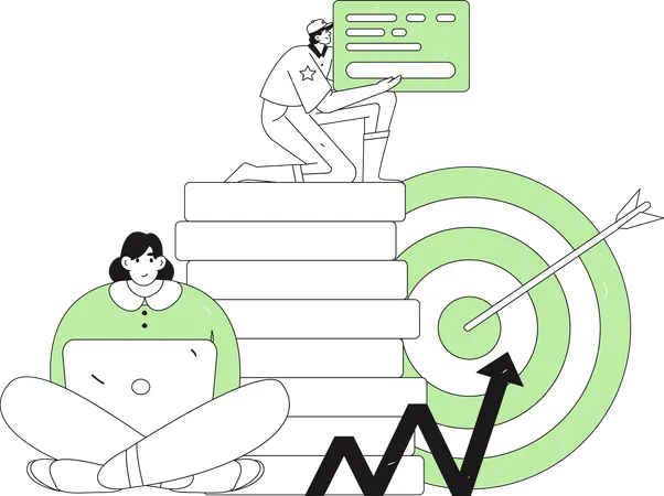 Affiliate Marketing  Illustration