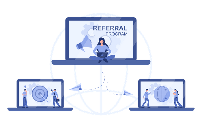 Affiliate Marketing Illustration