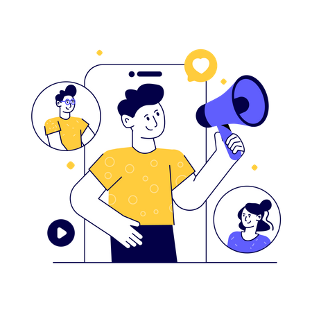 Affiliate Marketing  Illustration