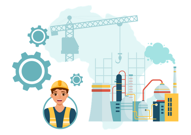 Africa Industrialization Day  Illustration