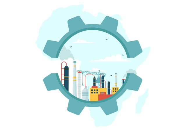 Africa Industrialization Day  Illustration