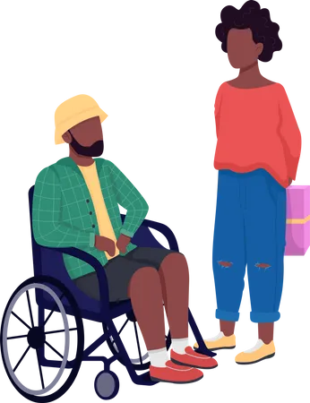 African american couple  Illustration