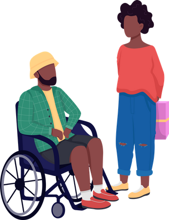 African american couple  Illustration