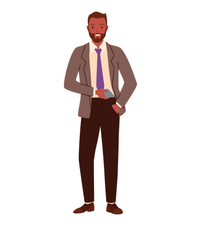 African Businessman  Illustration