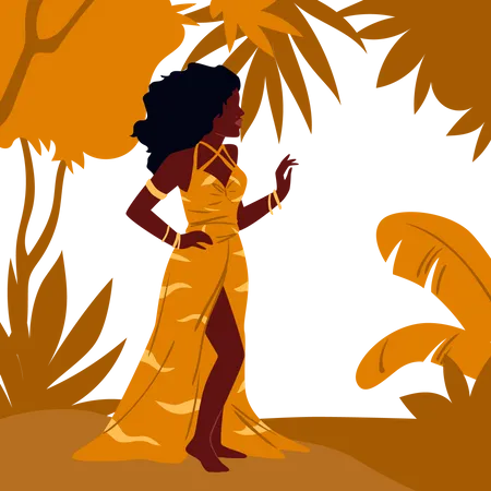 African Clothes  Illustration