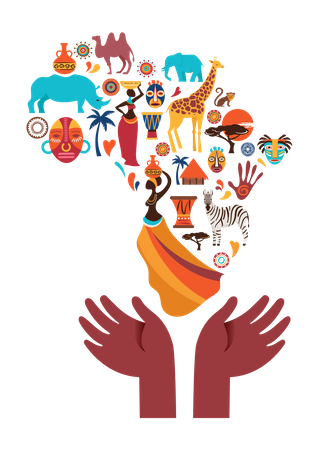 African culture  イラスト