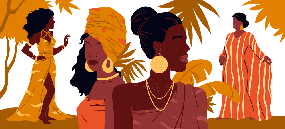 African Culture  イラスト