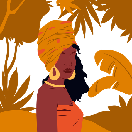African Person  イラスト
