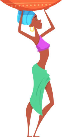 African Woman  Illustration