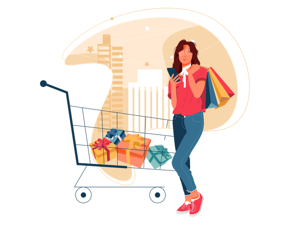 After login no product in cart Illustration