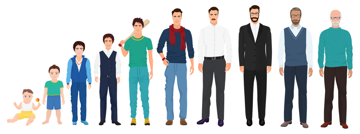 Age generation  Illustration