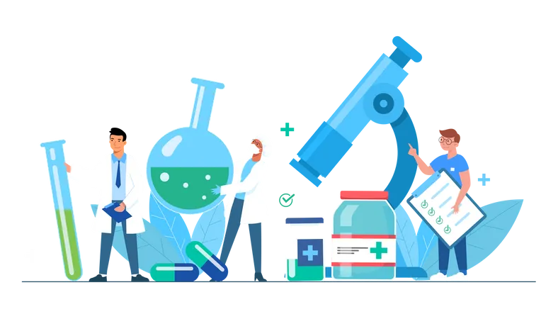 Agence de laboratoire de recherche scientifique  Illustration