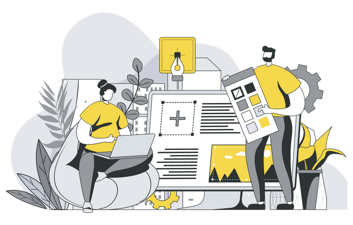 Agencia de diseñadores  Illustration