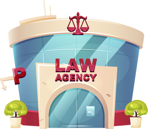 Agência jurídica  Ilustração