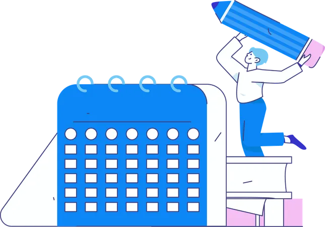 Organización de la agenda  Ilustración