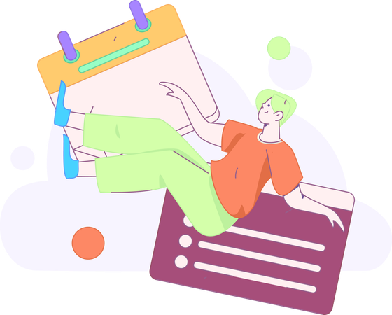 Agenda Organization  Illustration