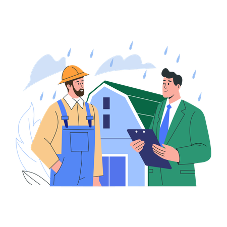 Agent claims worker compensation employment benefits  Illustration