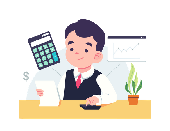 Agent des services financiers  Illustration