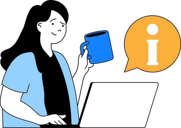 Agent du service client donnant des informations médicales sur appel  Illustration