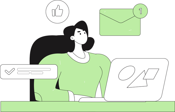 Agent provides Customer Call center services  Illustration