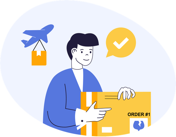 Agent provides global delivery  Illustration