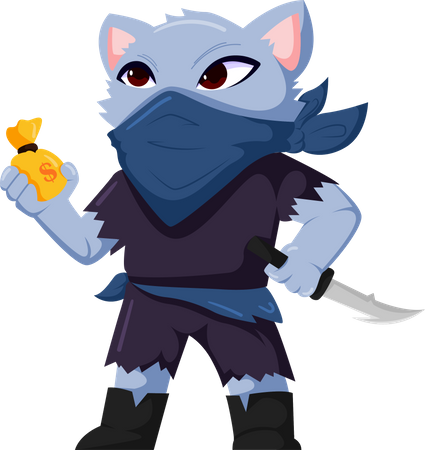 Agent Wolf  Illustration